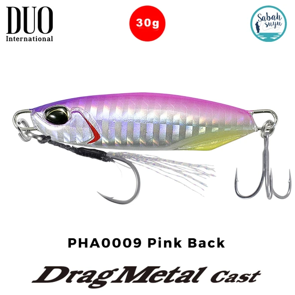 Duo Drag Metal Cast Jig 30gr. PHA0009 Pink Back ürün görseli 1