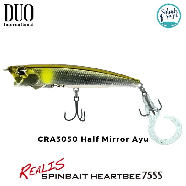 Duo Realis Spinbait Heartbee 75SS CRA3050 Half Mirror Ayu ürün görseli 1