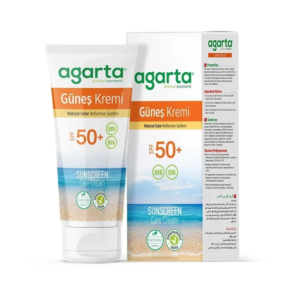 Agarta Doğal Güneş Kremi SPF 50+ 100ml ürün görseli 1
