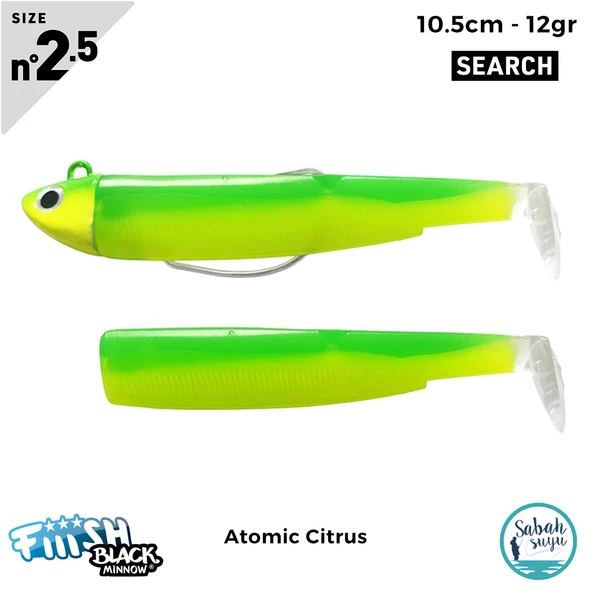 Fiiish Black Minnow BM105/2.5 BM3214 Combo Search 10.5cm 12gr Atomic Citrus ürün görseli 1