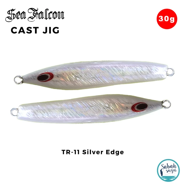 Sea Falcon Cast Jig 30gr TR-11 Silver Edge ürün görseli 1