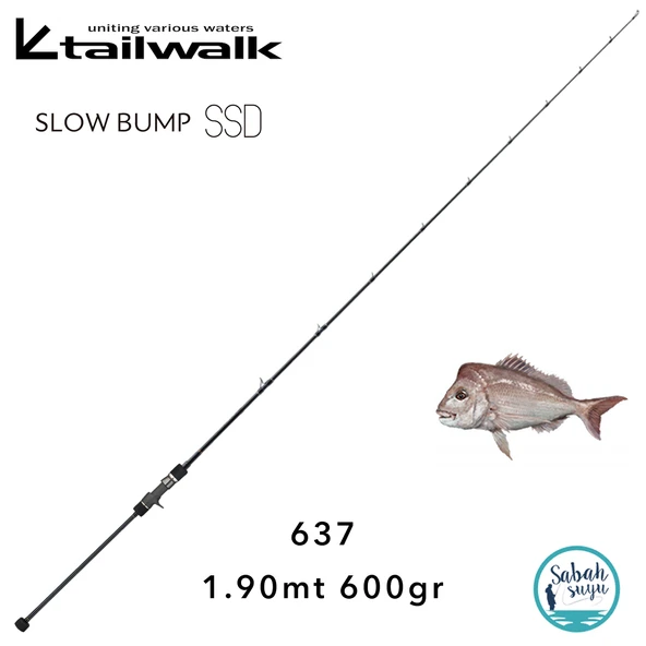 Tailwalk Slow Bump SSD 637 190cm 600gr (1P) Tetikli Slow Jigging Kamış ürün görseli 1
