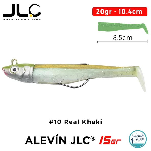 JLC Alevin Set 20gr 10.4cm #10 Real Khaki Silikon Balık ürün görseli 1