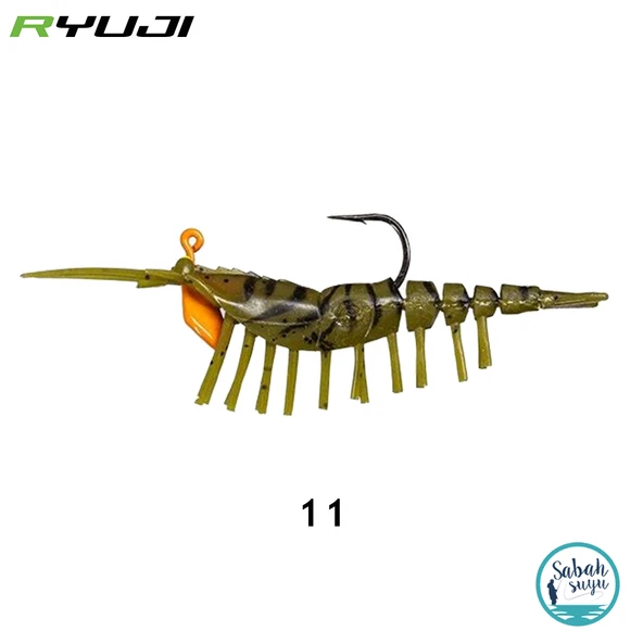 Ryuji Ayu Shrimp 7.5cm 7.2gr Silikon Karides 11 ürün görseli 1