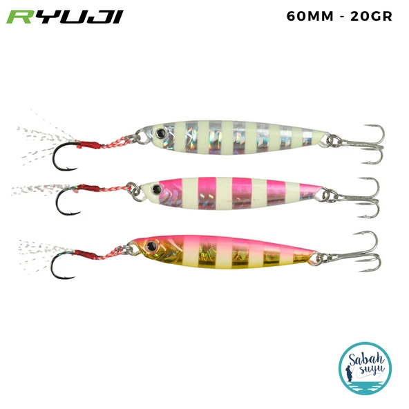 Ryuji Jig King Zebra Mix 60mm 20gr (3 Adet) ürün görseli 1