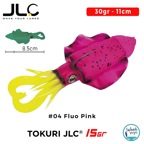 JLC Tokuri 15 Set 30gr 11cm #04 Pink Silikon Sübye ürün görseli 1
