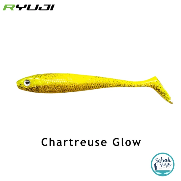Ryuji Panic Shad 9cm 5.5gr Silikon Balık (3 Adet) Chartreuse Glow ürün görseli 1