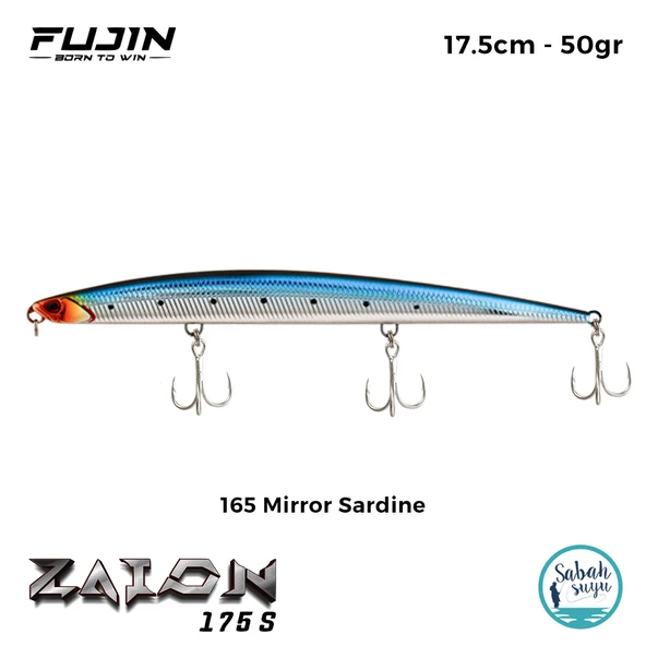 Fujin Zaion 175S 17.5cm 50gr Maket Balık 165 Mirror Sardine ürün görseli 1