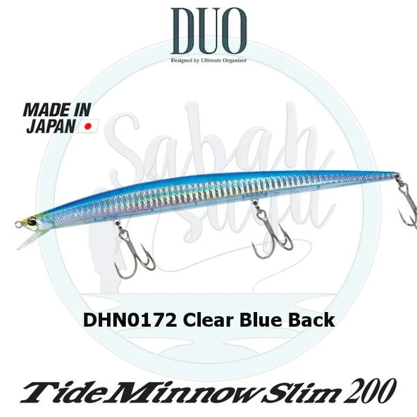 Duo Tide Minnow Slim 200 DHN0172 Clear Blue Back ürün görseli 1