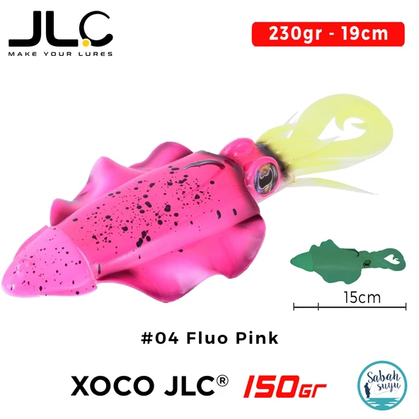 JLC Xoco 150 Set 230gr 19cm #04 Pink Silikon Sübye ürün görseli 1