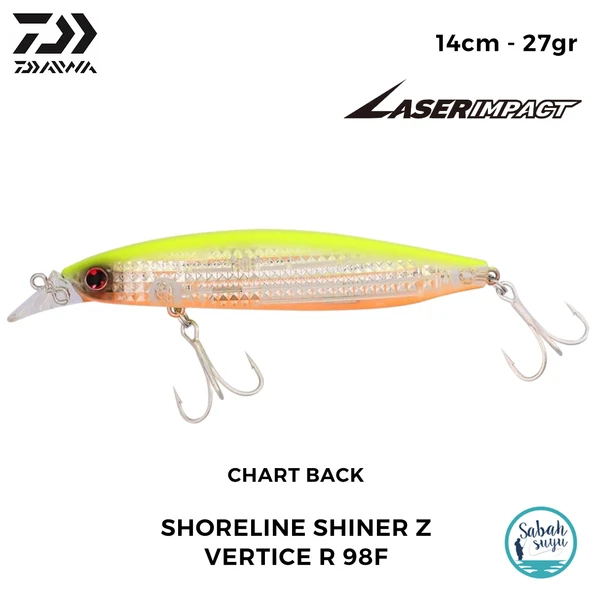 Daiwa SLS-Z Vertice R 98F-LI 9.8cm 16.2gr LI Chart Back ürün görseli 1