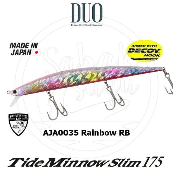 Duo Tide Minnow Slim 175 AJA0035 Rainbow RB ürün görseli 1