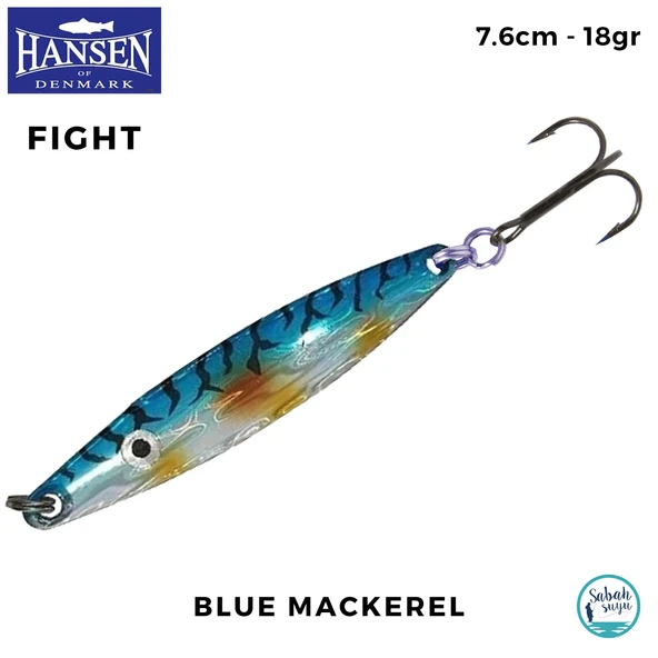 Hansen Fight Kaşık 7.6cm 18gr Blue Mackerel ürün görseli 1