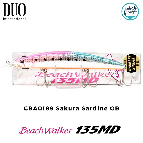 Duo Beach Walker 135MD CBA0189 Sakura Sardine OB Maket Balık ürün görseli 1