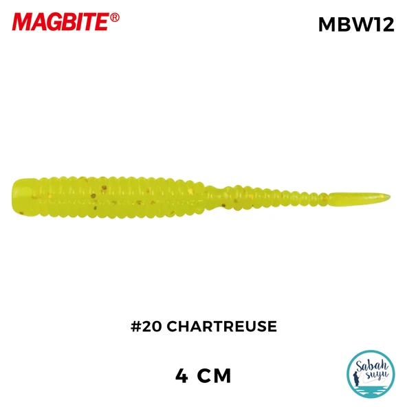 Magbite Stan 4cm #20 Chartreuse Kokulu Silikon Yem (8 Adet) ürün görseli 1
