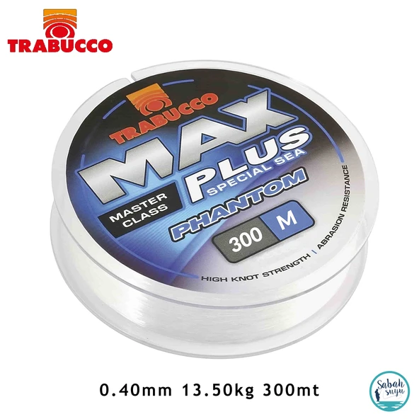 Trabucco Max Plus Phantom Mono Misina 0.40mm 13.50kg. 300mt. ürün görseli 1