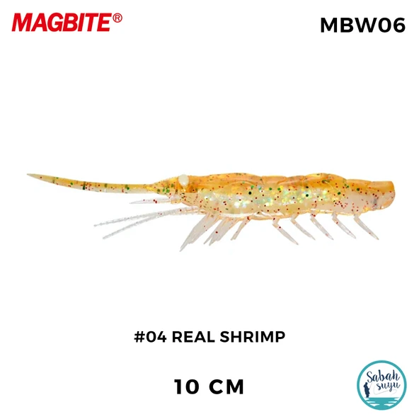 Magbite Snatch Bite Shrimp 10cm #04 Real Shrimp (4 Adet) ürün görseli 1