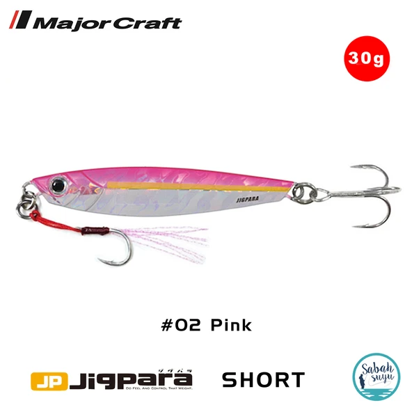 Major Craft Jigpara Short JPS-30gr 70mm #02 Pink ürün görseli 1