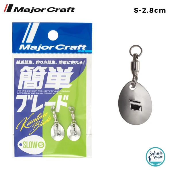 Major Craft Kantan Blade Kaşık Slow 2.8cm Small #02 Silver ürün görseli 1