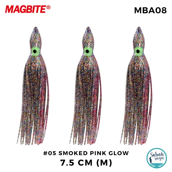 Magbite Tako Bait Silikon Ahtapot M 7.5cm #5 Smoked Pink Glow (3 Adet) ürün görseli 1