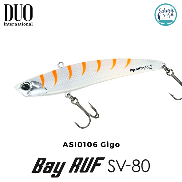 Duo Bay Ruf SV 80 8cm 15gr ASI0106 Gigo Vibrasyon Maket Balık ürün görseli 1