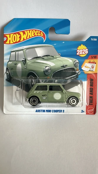 Hot Wheels Austin Mini Cooper S Yeşil ürün görseli 1