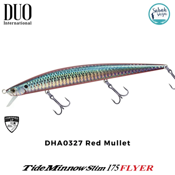 Duo Tide Minnow Slim 175 FLYER DHA0327 Red Mullet ürün görseli 1
