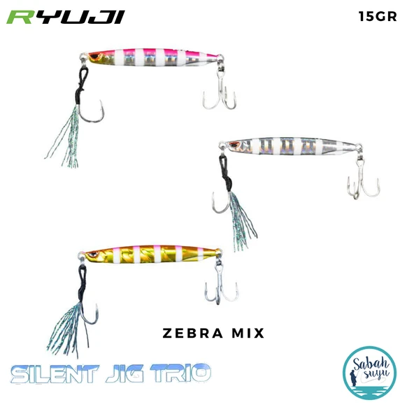 Ryuji Silent Jig Trio 15gr Zebra Mix (3 Adet) ürün görseli 1