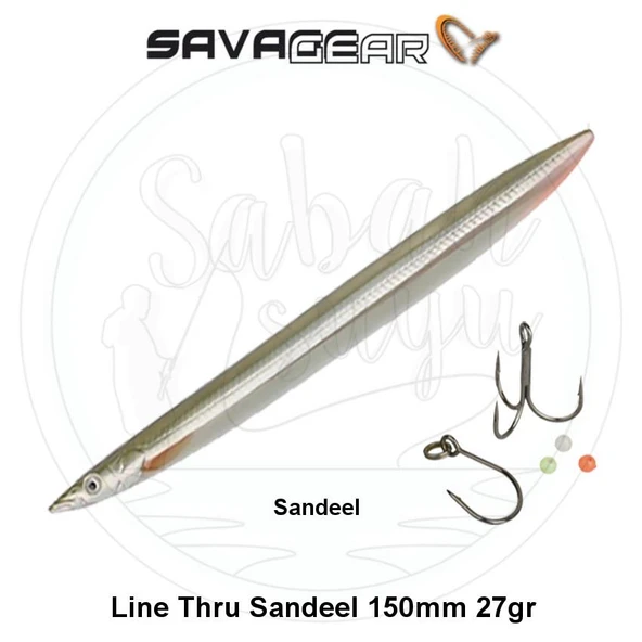 Savage Gear 3D Line Thru Sandeel 150mm 27g 01 Sandeel ürün görseli 1