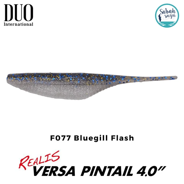 Duo Realis Versa Pintail 10cm (4") Silikon Yem F077 Bluegill Flash ürün görseli 1