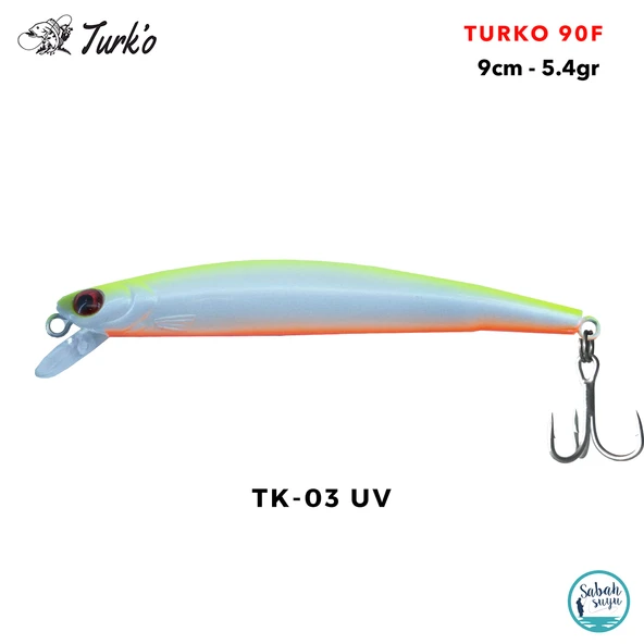 Turko 90mm 5.4gr Maket Balık TK-03 UV ürün görseli 1