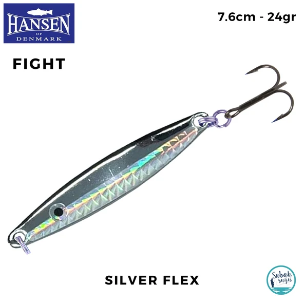 Hansen Fight Kaşık 7.6cm 24gr Silver Flex ürün görseli 1