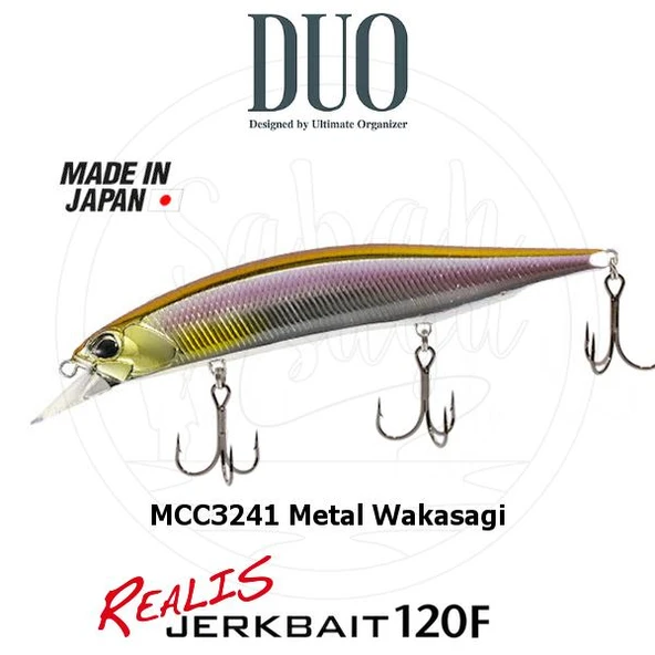 Duo Realis Jerkbait 120F MCC3241 Metal Wakasagi Sahte Balık ürün görseli 1