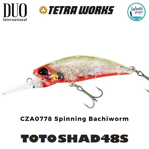 Duo Tetra Works Toto Shad 48S CZA0778 Spinning Bachiworm ürün görseli 1