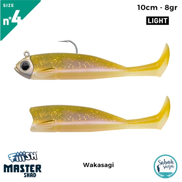 Fiiish Master Shad MS100/4 MS4516 Combo Light 10cm 8gr Wakasagi ürün görseli 1