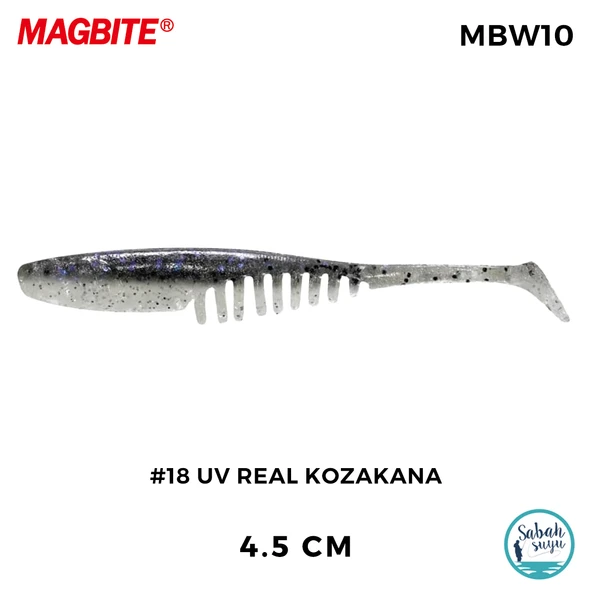 Magbite Chucky 4.5cm #18 UV Real Kozakana Kokulu Silikon Yem (6 Adet) ürün görseli 1