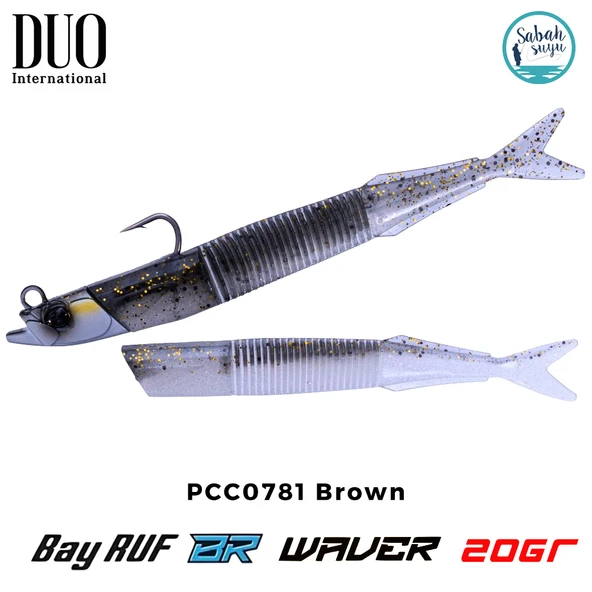 Duo Bay Ruf BR Waver ZN 20gr 15.5cm Combo (2+1) PCC0781 Brown ürün görseli 1