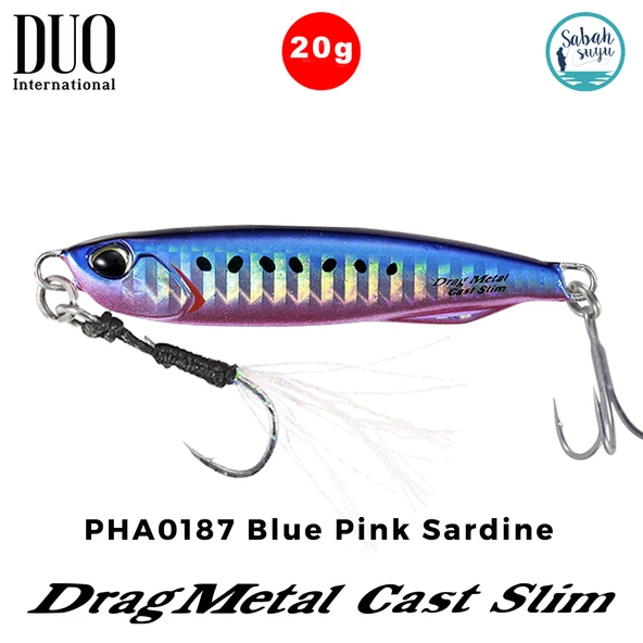 Duo Drag Metal Cast Slim Jig 20gr. PHA0187 Blue Pink Sardine ürün görseli 1