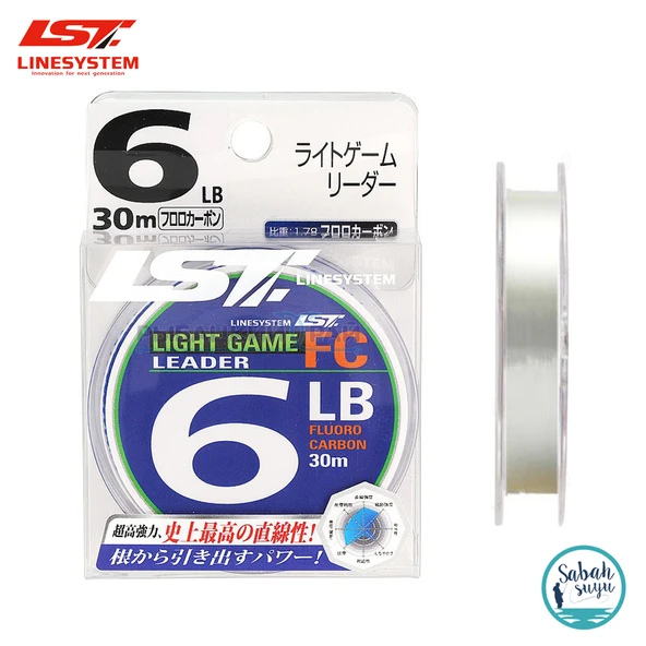 Linesystem Light Game Fluorocarbon Şok Lider Misina #1.5 0.20mm 6lb. 30mt. ürün görseli 1