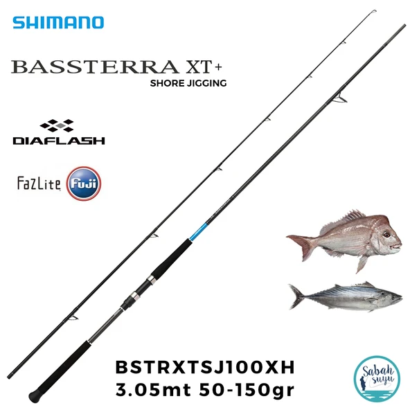 Shimano Bassterra XT 100XH 3.05mt 50-150gr (2P) Shore Jigging Kamış ürün görseli 1