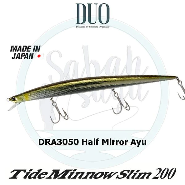 Duo Tide Minnow Slim 200 DRA3050 Half Mirror Ayu ürün görseli 1