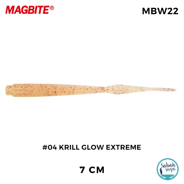 Magbite Jamming 7cm #04 Krill Glow Extreme Kokulu Silikon Yem (7 Adet) ürün görseli 1