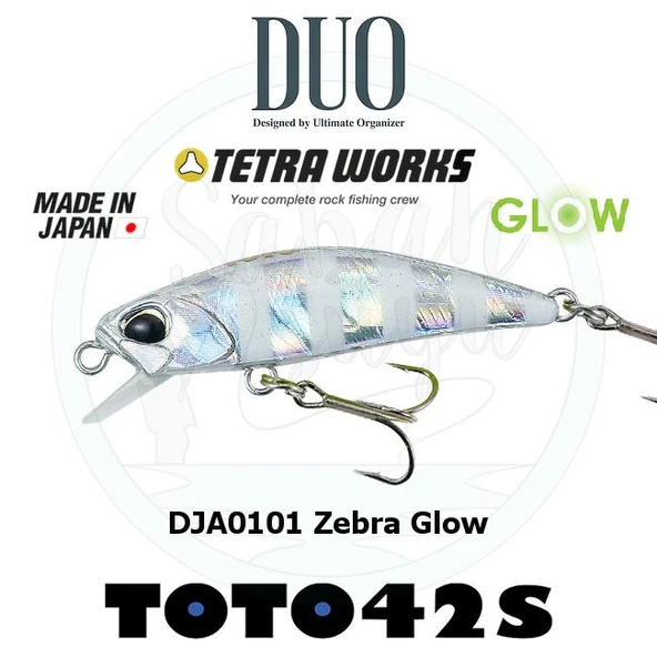 Duo Tetra Works Toto 42 DJA0101 Zebra Glow ürün görseli 1