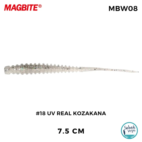 Magbite Booty Boost 7.5cm #18 UV Real Kozakana Kokulu Silikon Yem (6 Adet) ürün görseli 1