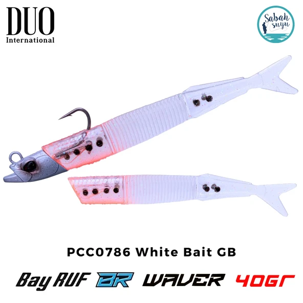 Duo Bay Ruf BR Waver ZN 40gr 19.5cm Combo (2+1) PCC0786 White Bait GB ürün görseli 1
