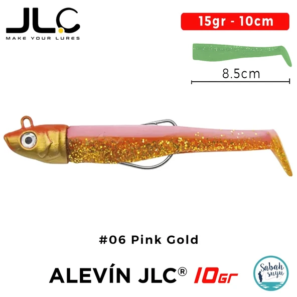 JLC Alevin Set 15gr 10cm #06 Pink Gold Silikon Balık ürün görseli 1
