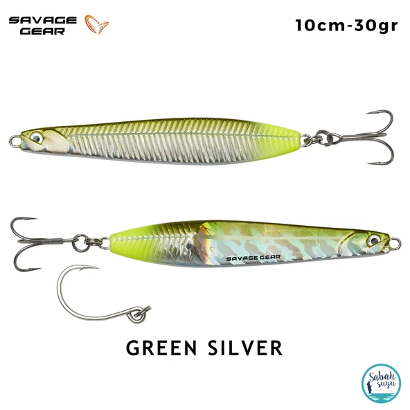 Savage Gear Surf Seeker 10cm 30gr Kaşık Yem Green Silver ürün görseli 1