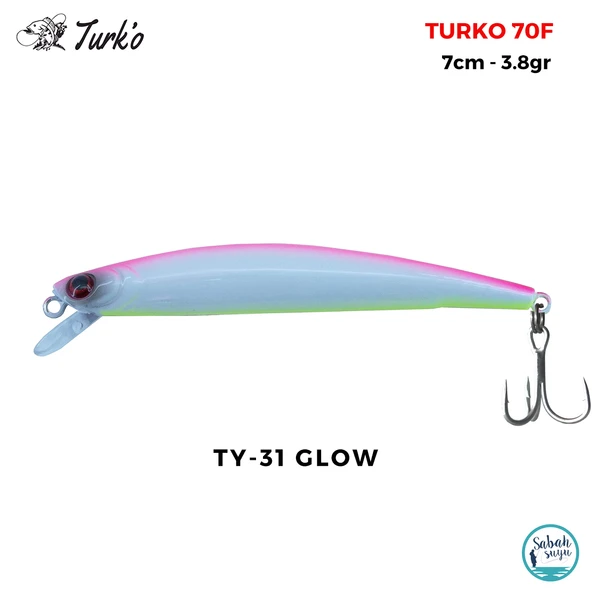 Turko 70mm 3.8gr Maket Balık TY-31 Glow ürün görseli 1