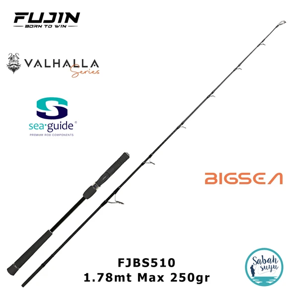 Fujin Valhalla Bigsea FJBS510 1.78mt 250gr (S2P) Jigging Kamış ürün görseli 1