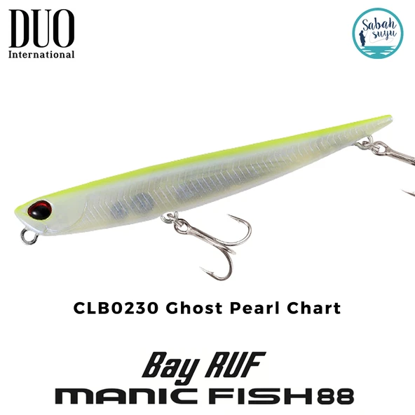 Duo Bay Ruf Manic Fish 88 CLB0230 Ghost Pearl Chart ürün görseli 1